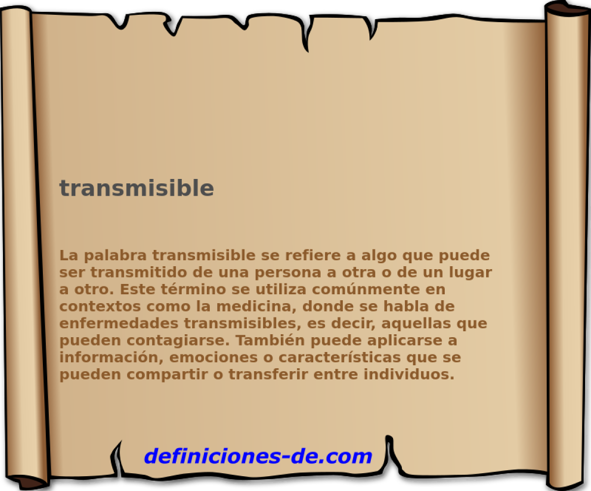 transmisible 