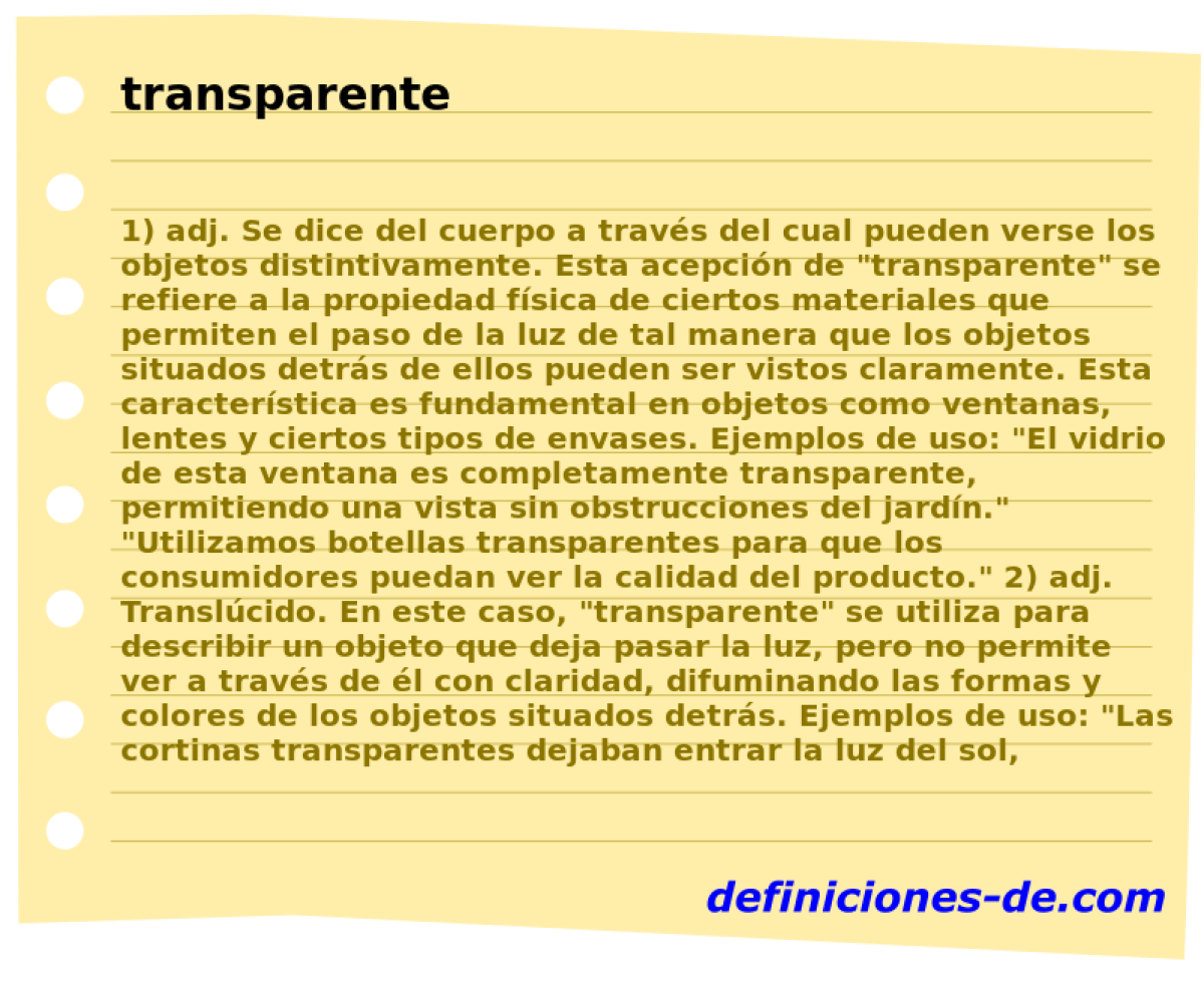 transparente 
