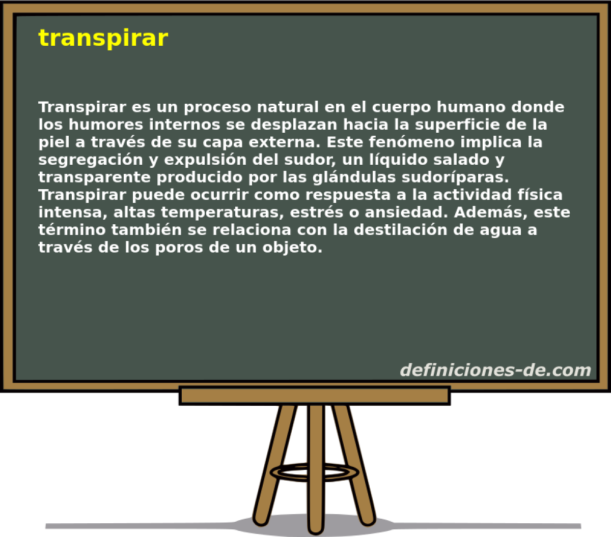 transpirar 