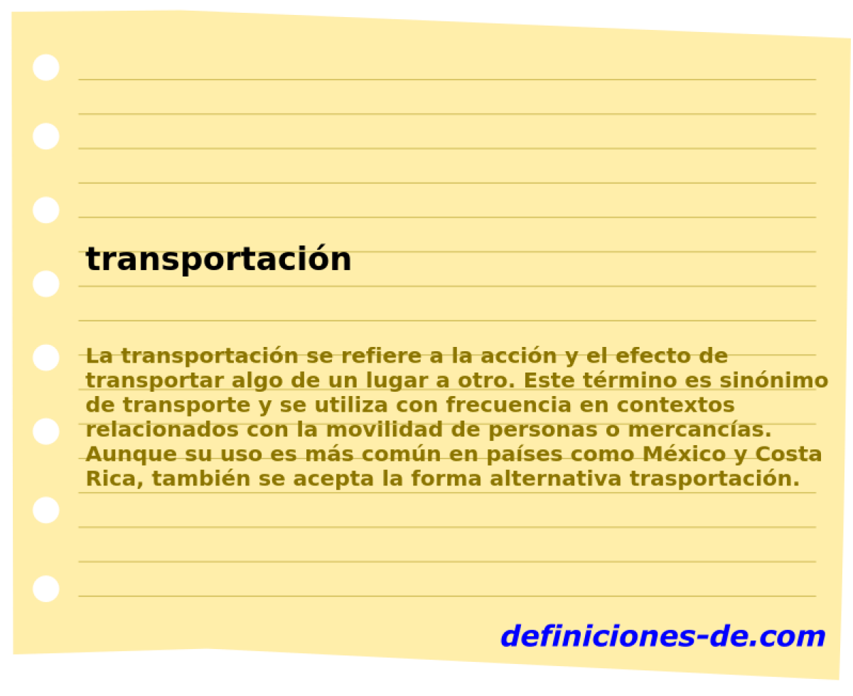 transportacin 