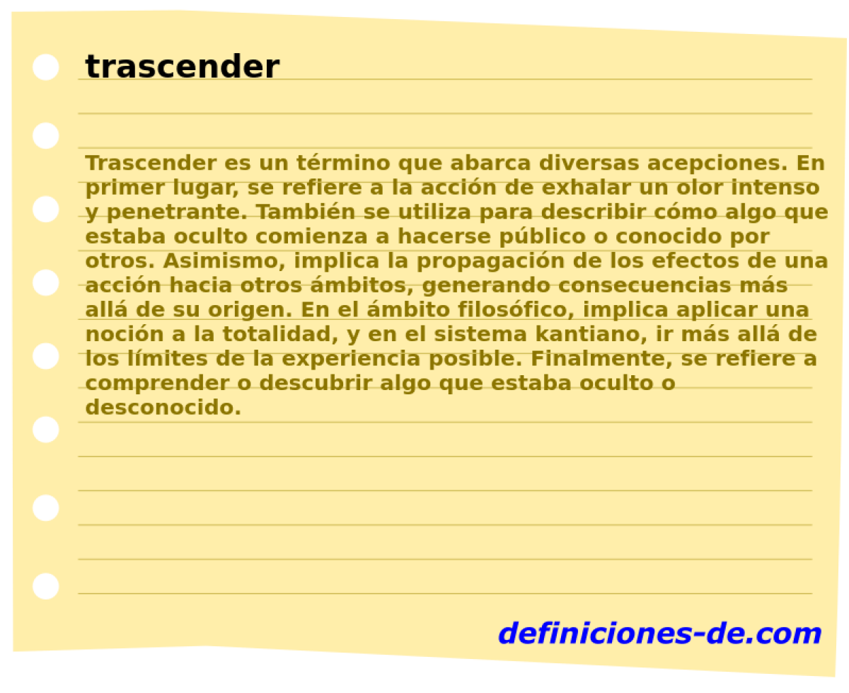 trascender 