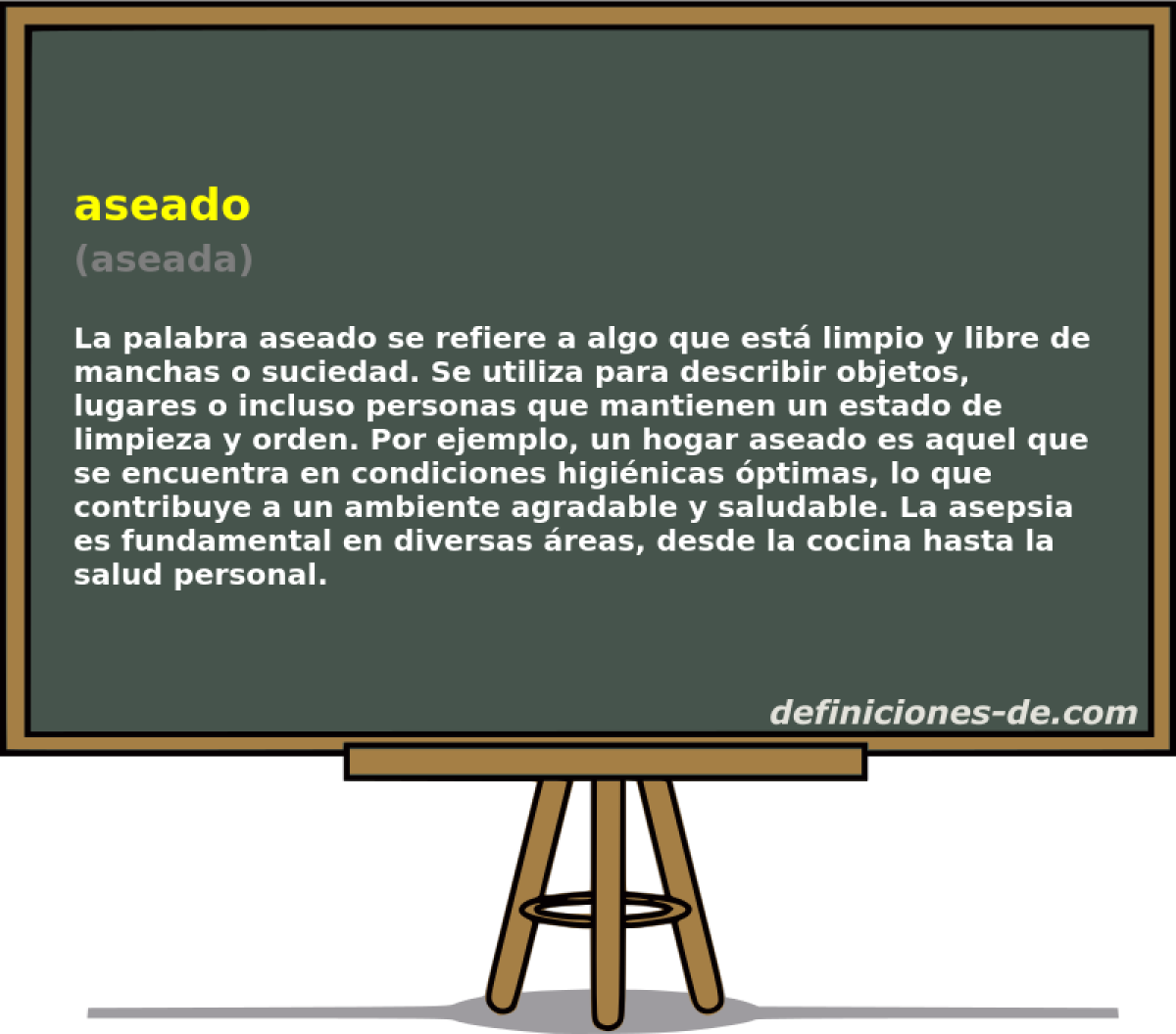 aseado (aseada)