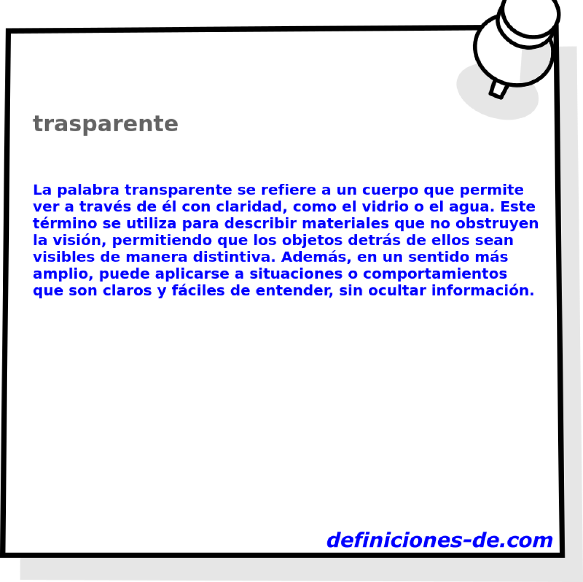 trasparente 