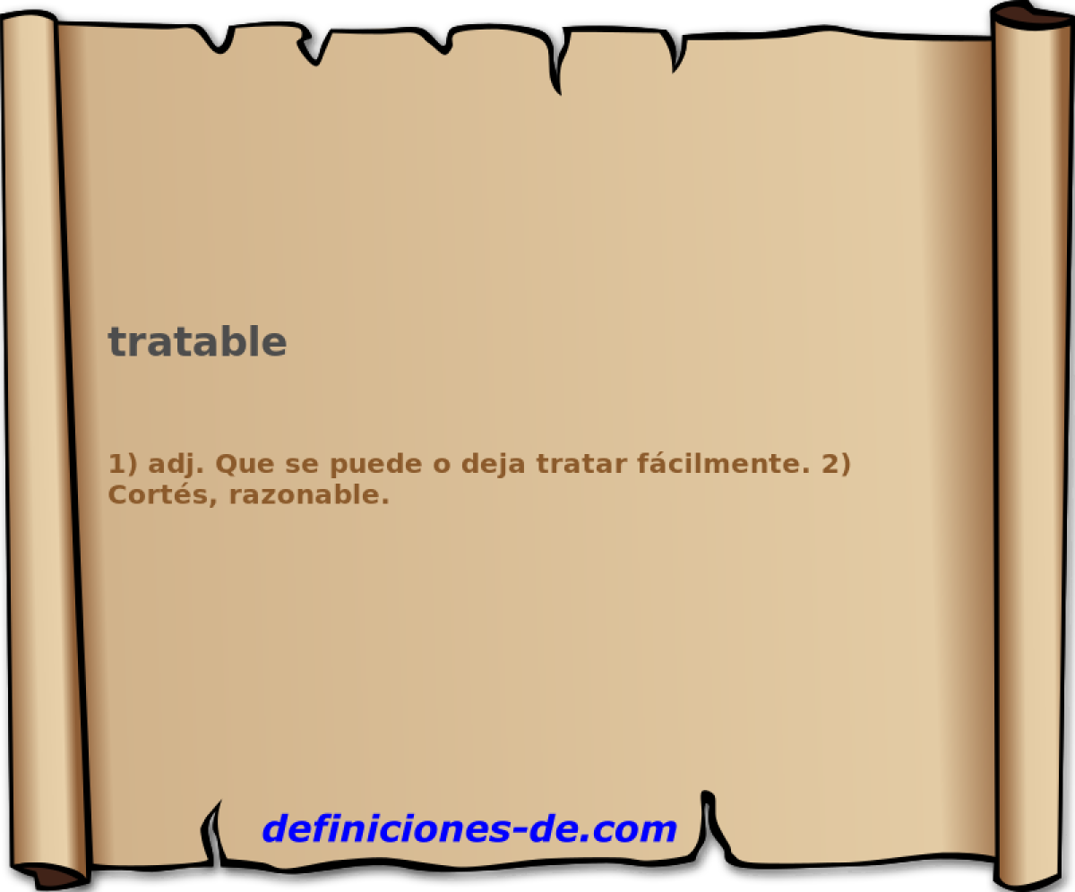 tratable 