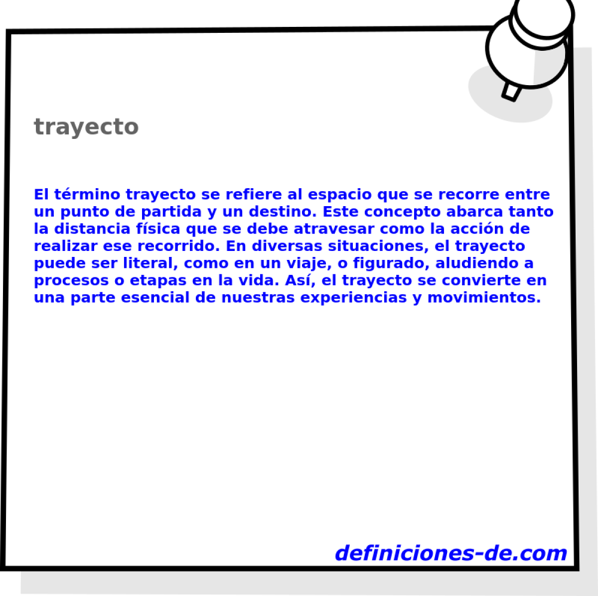 trayecto 