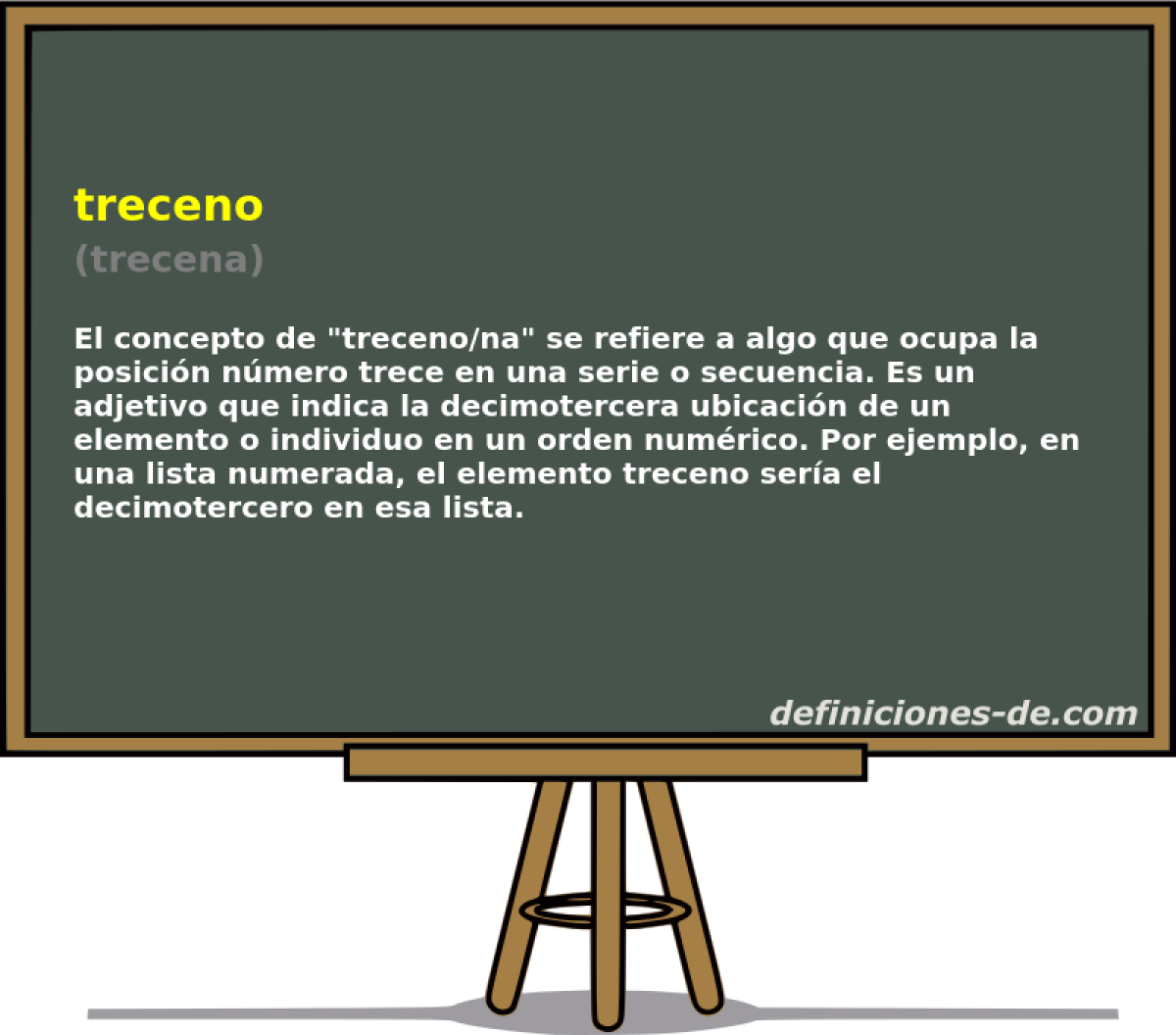 treceno (trecena)