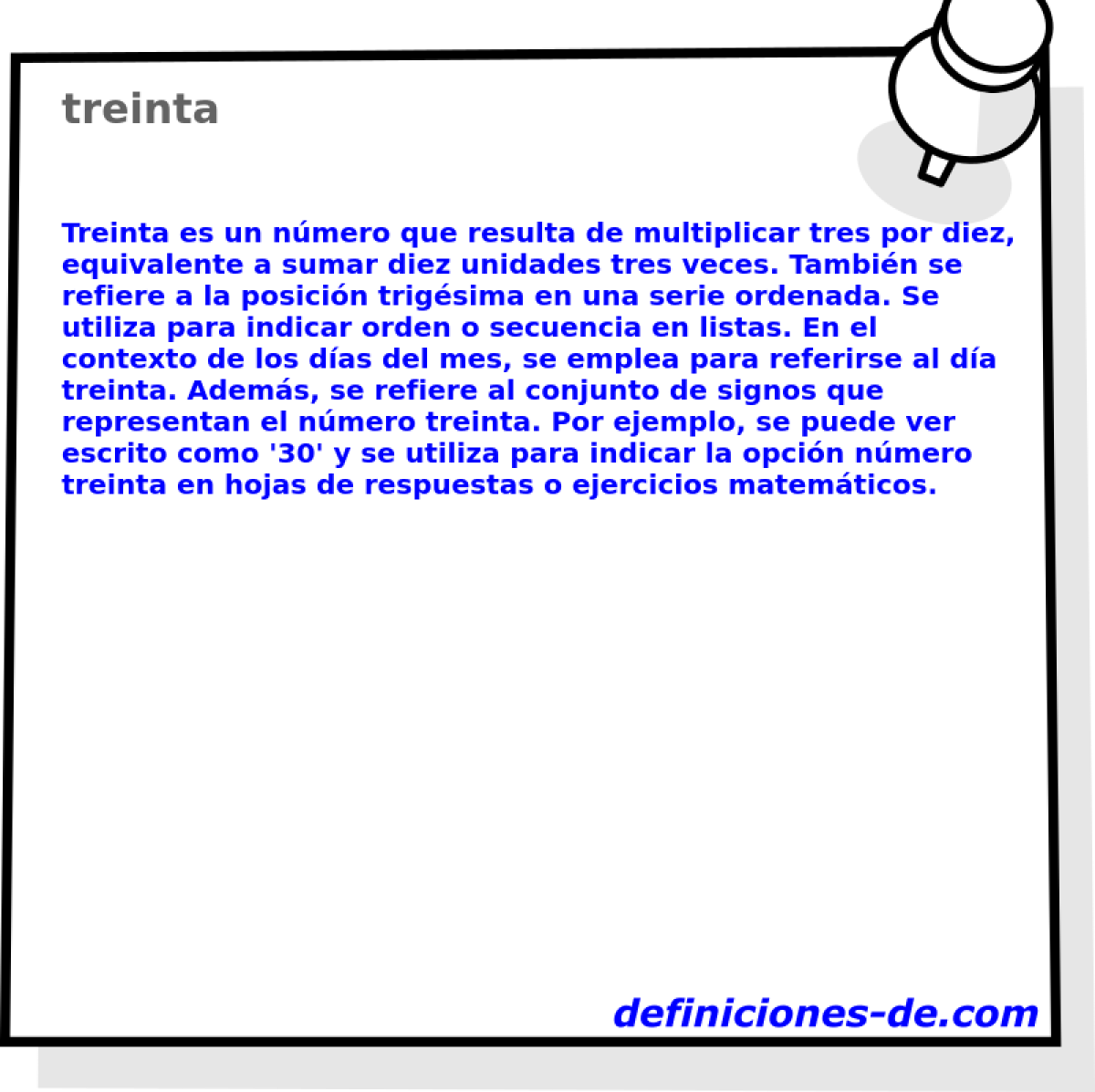 treinta 