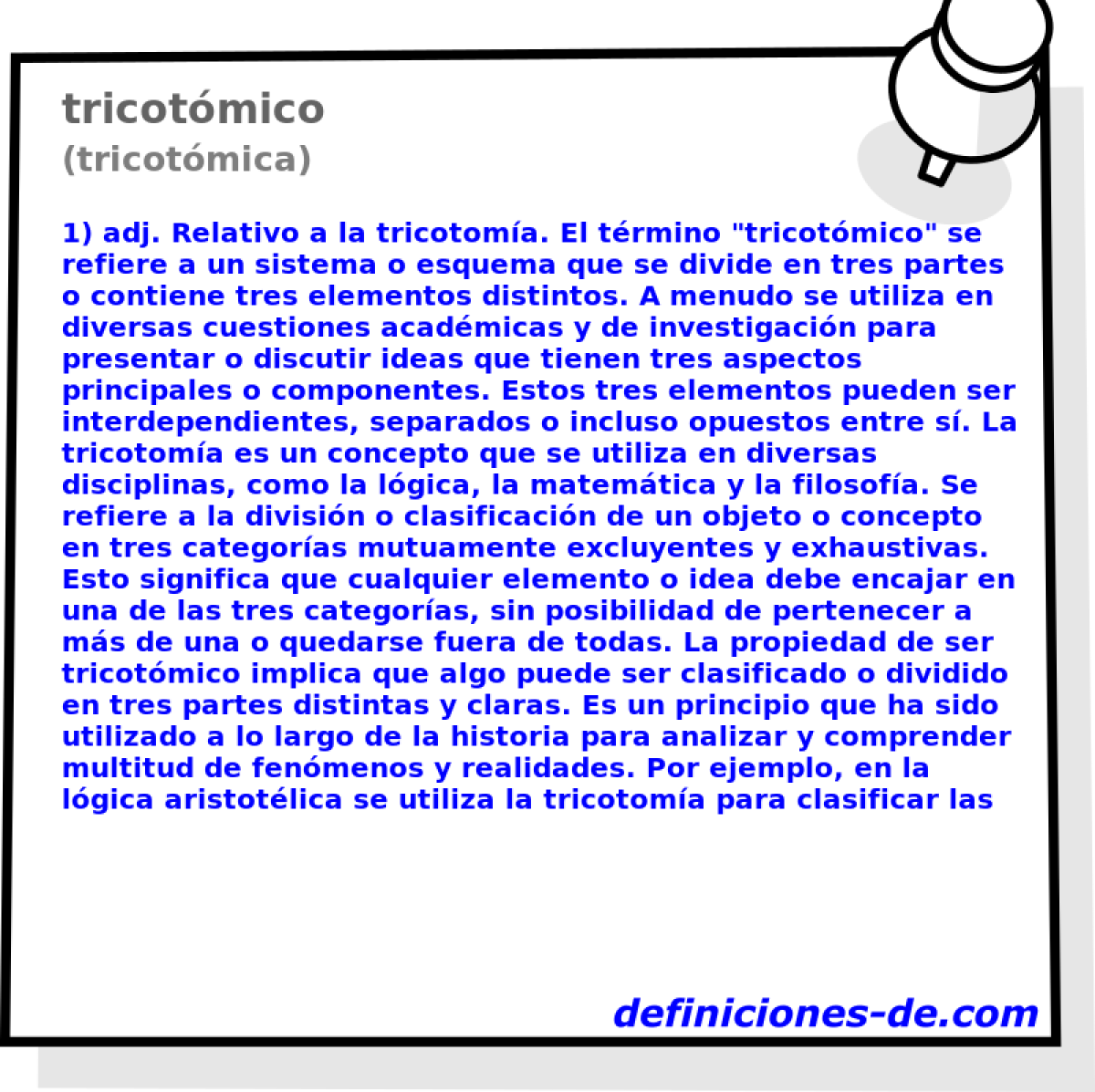 tricotmico (tricotmica)
