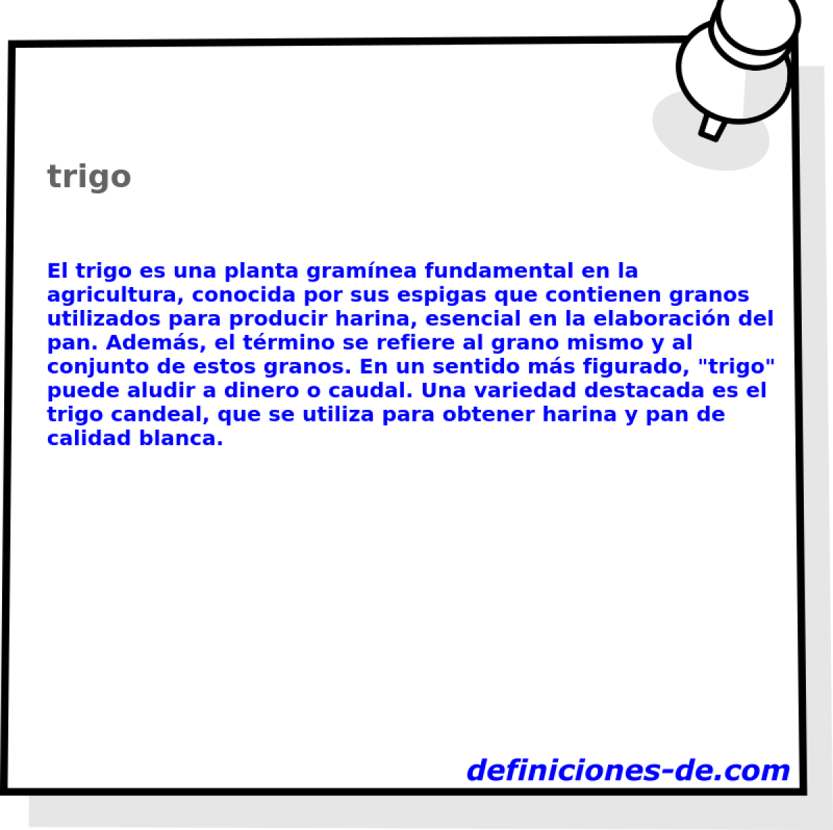 Impormak - ¿ Sabías Qué?🤓⁣ ⁣ ✓La palabra «trigo» proviene del vocablo  latino triticum, que significa «quebrado», «triturado» o «trillado»,haciendo  referencia a la actividad que se debe realizar para separar el grano