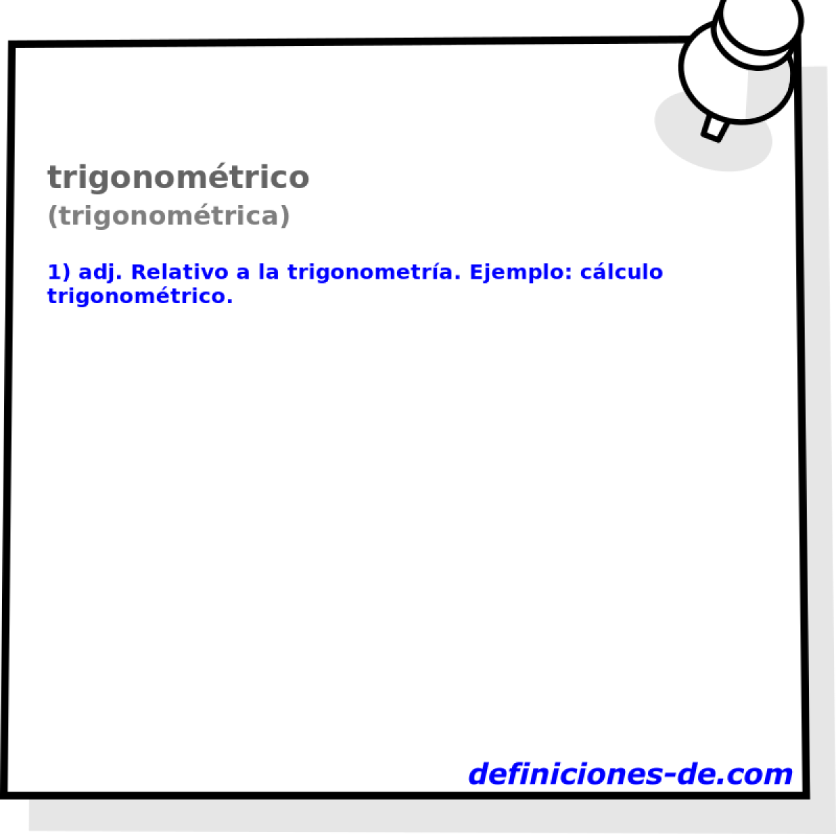 trigonomtrico (trigonomtrica)