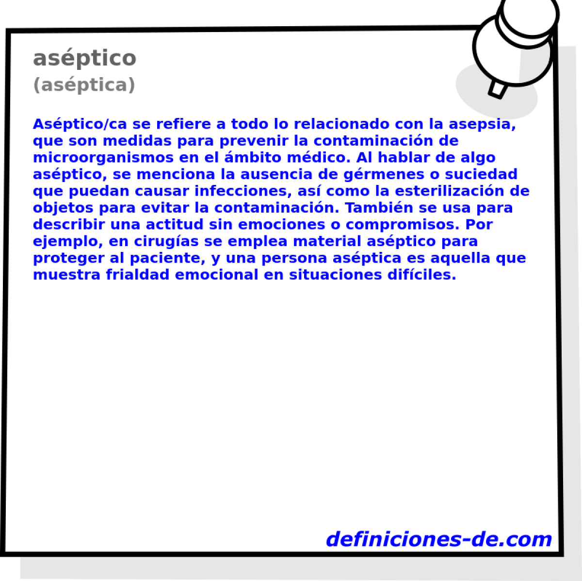 asptico (asptica)