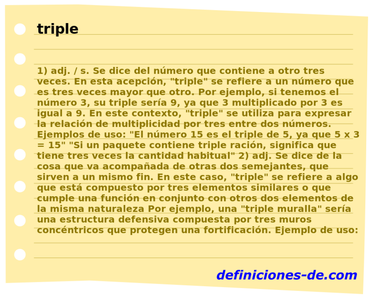 triple 
