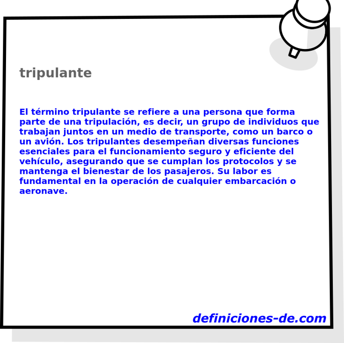 tripulante 