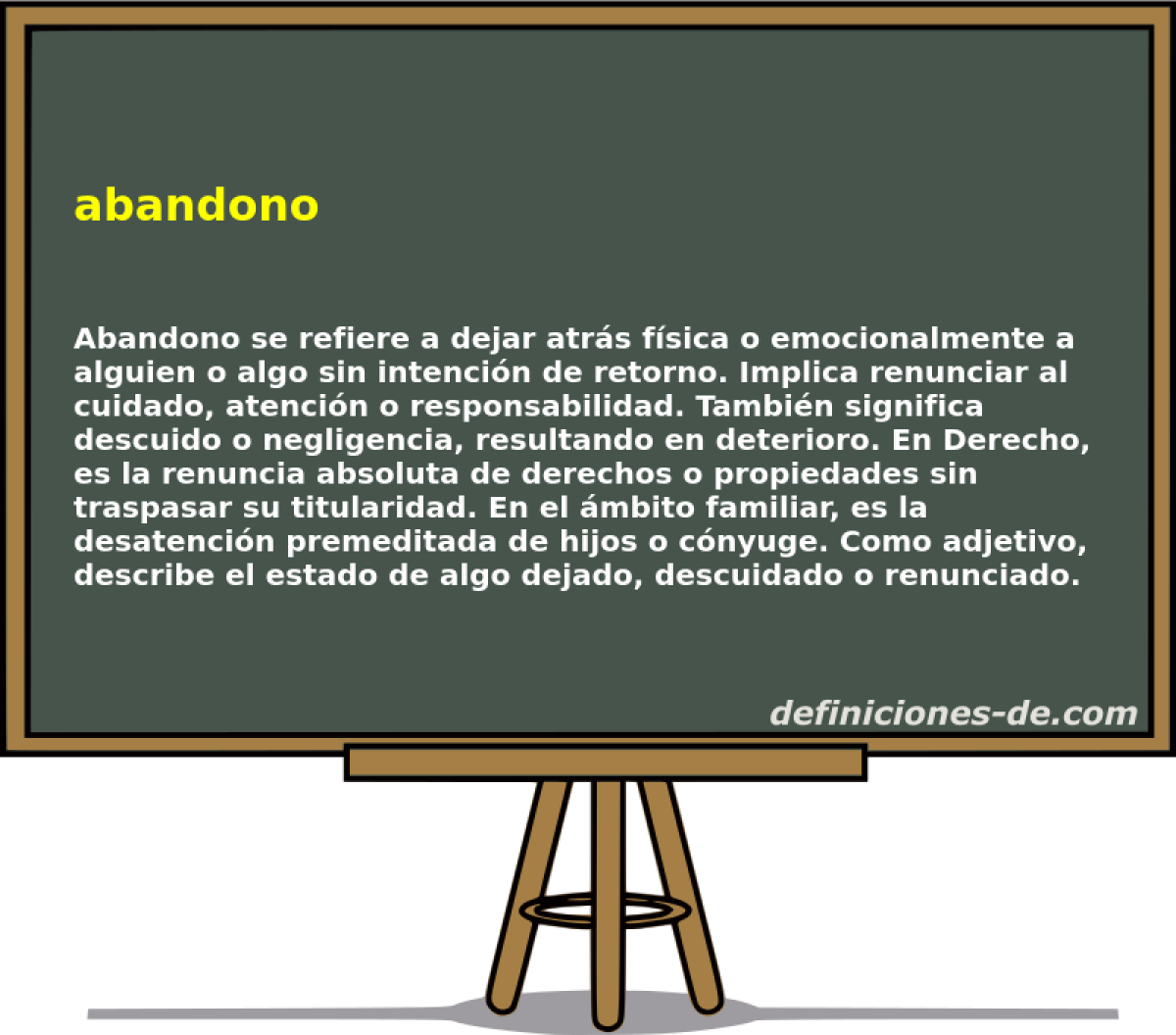 abandono 