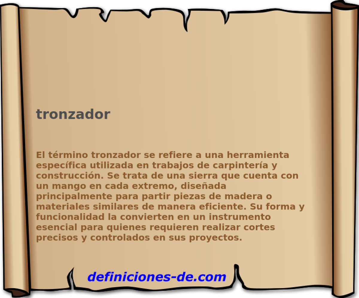 tronzador 