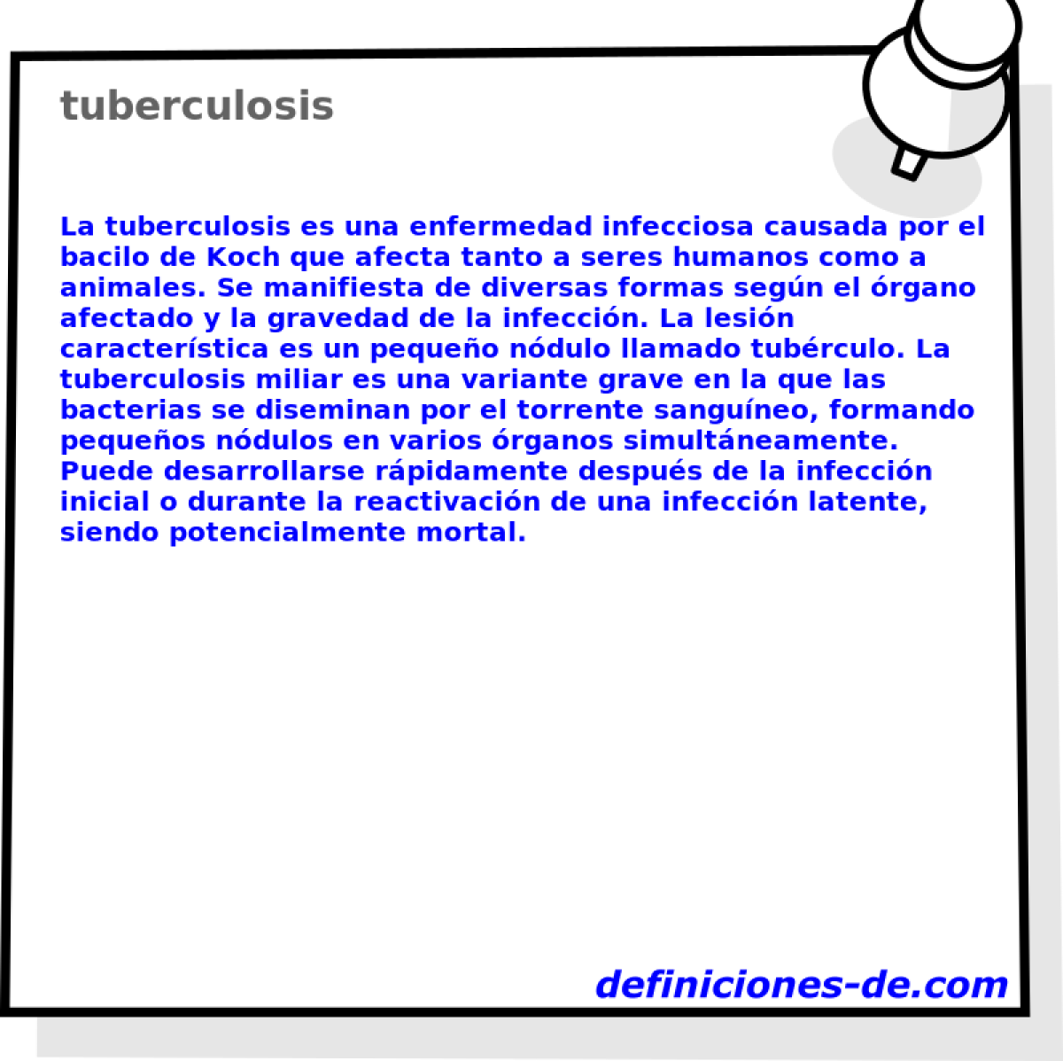 tuberculosis 