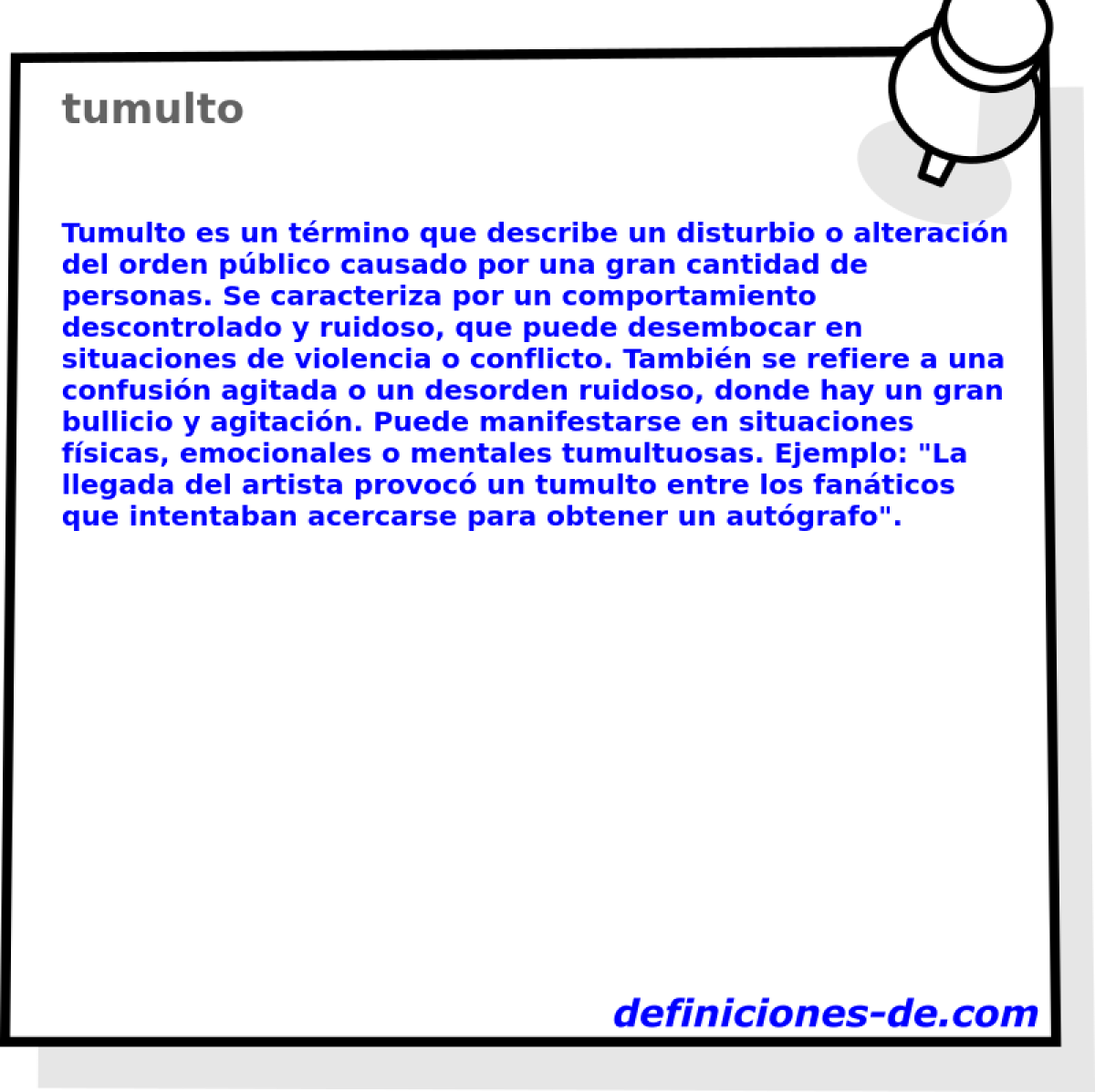 tumulto 