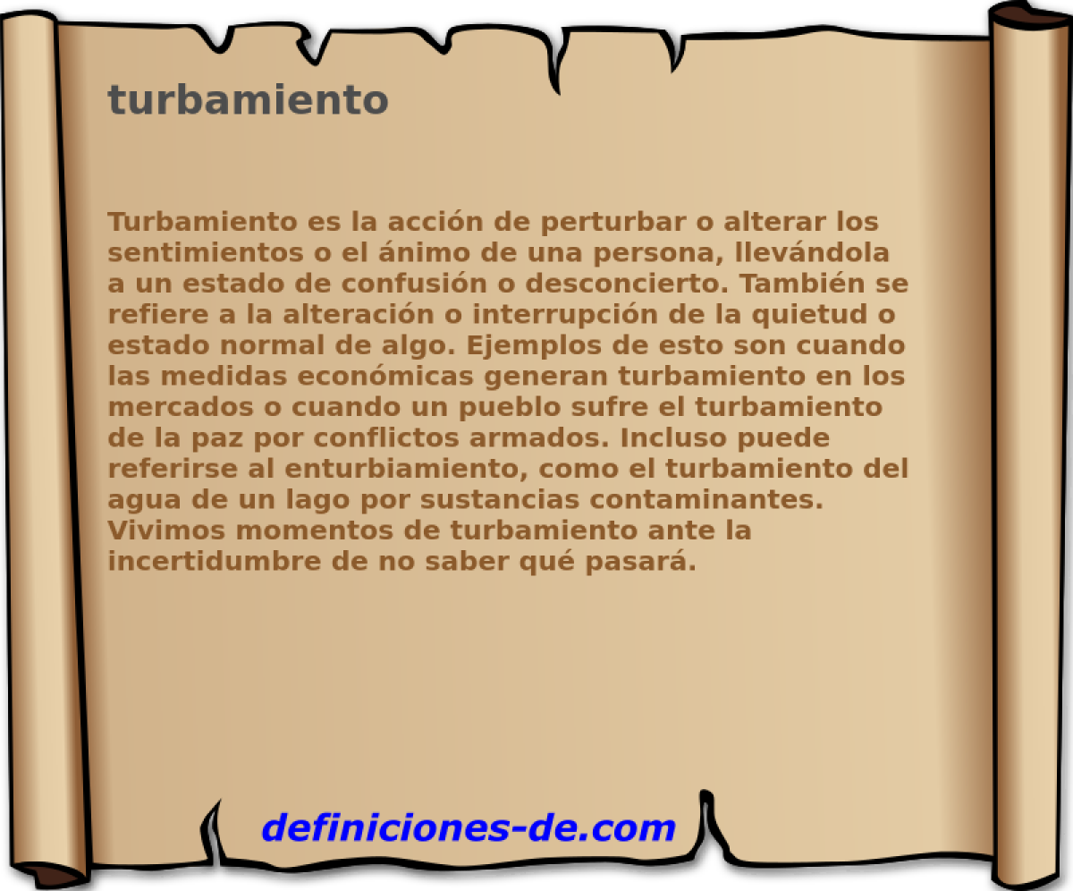 turbamiento 