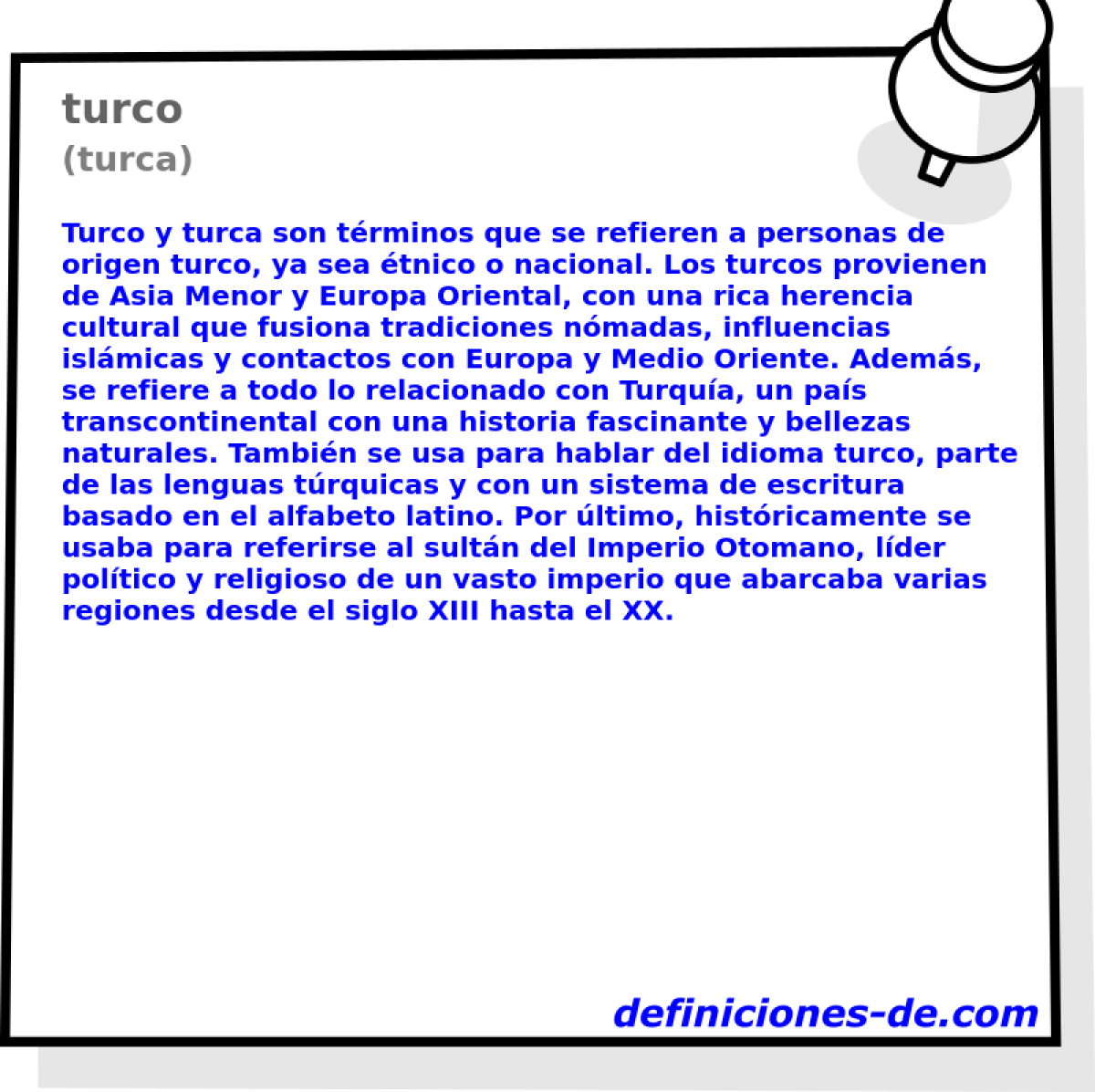 turco (turca)