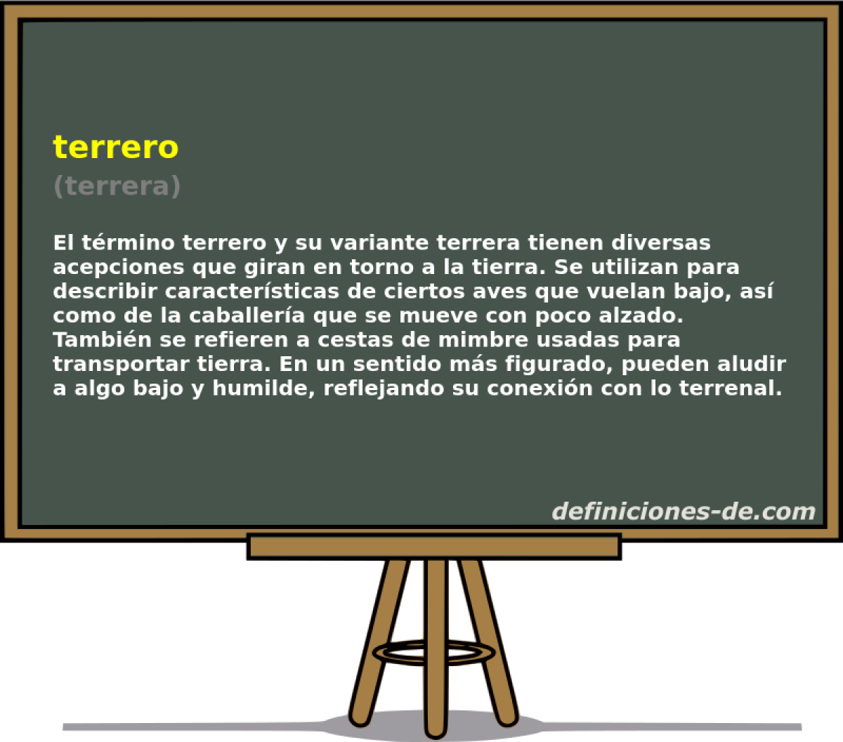 terrero (terrera)