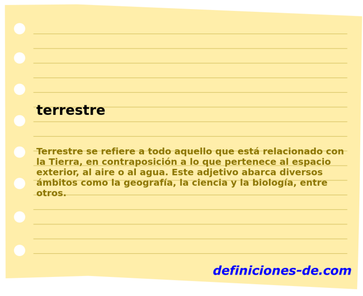 terrestre 