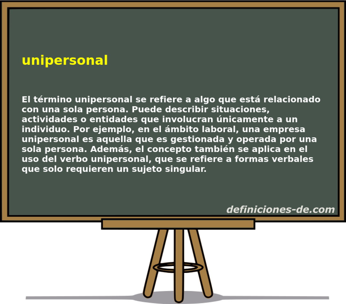 unipersonal 