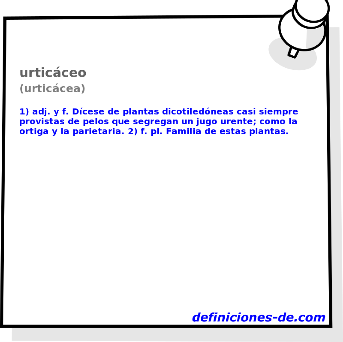 urticceo (urticcea)