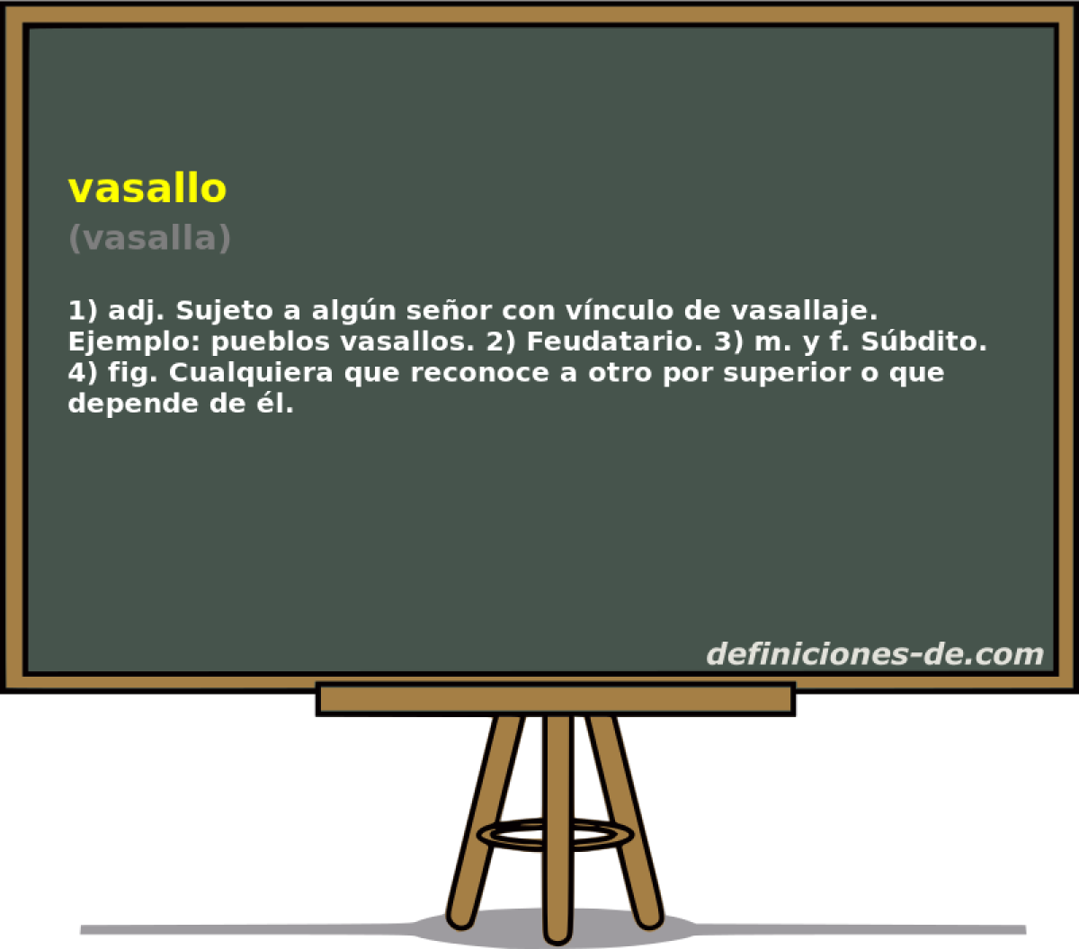 vasallo (vasalla)