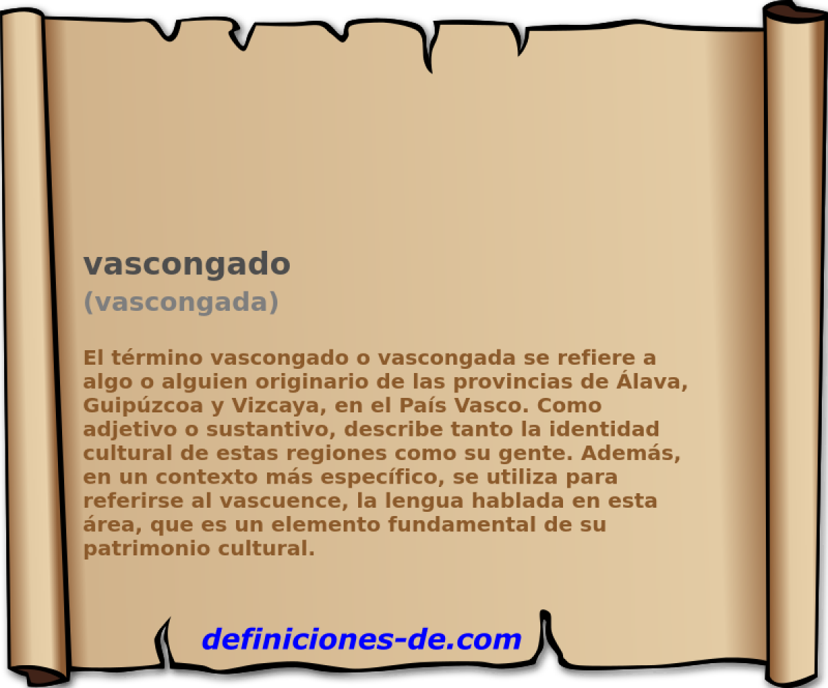 vascongado (vascongada)