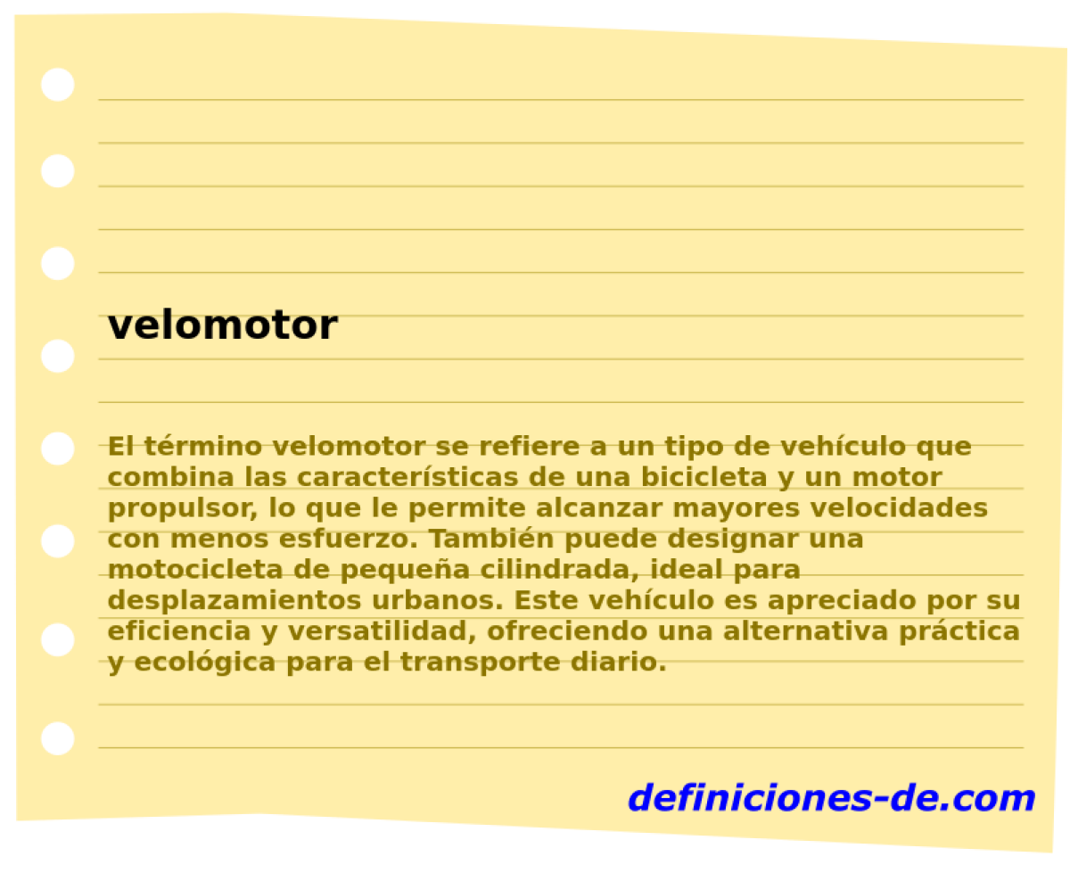 velomotor 