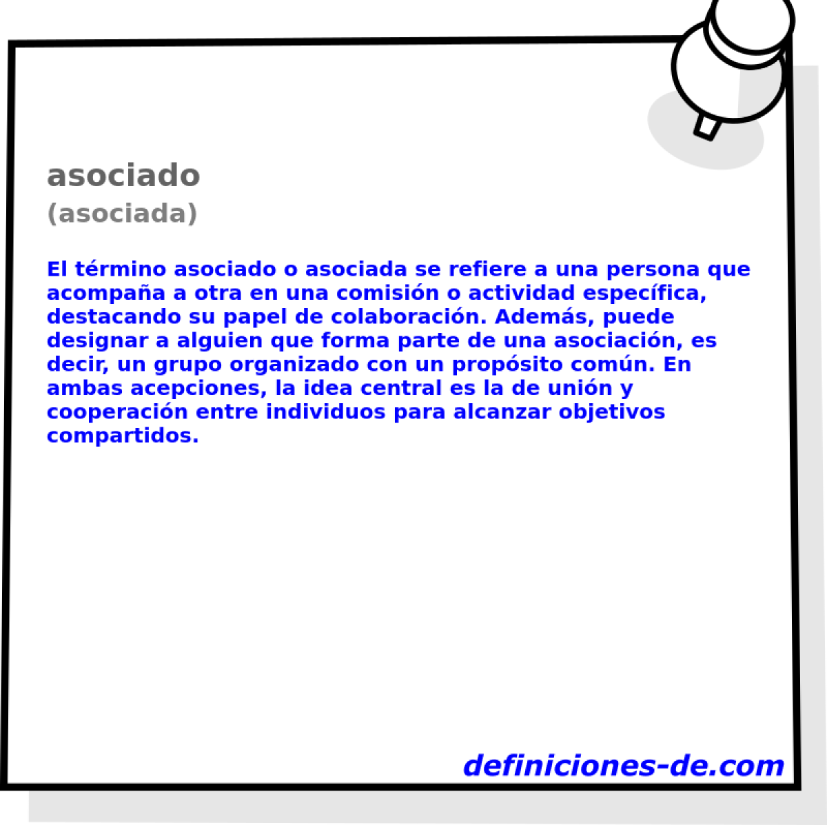 asociado (asociada)