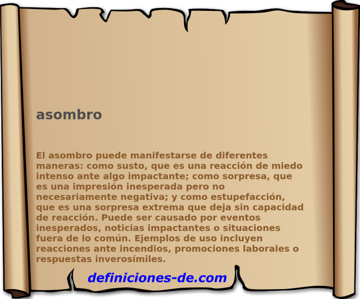 asombro 