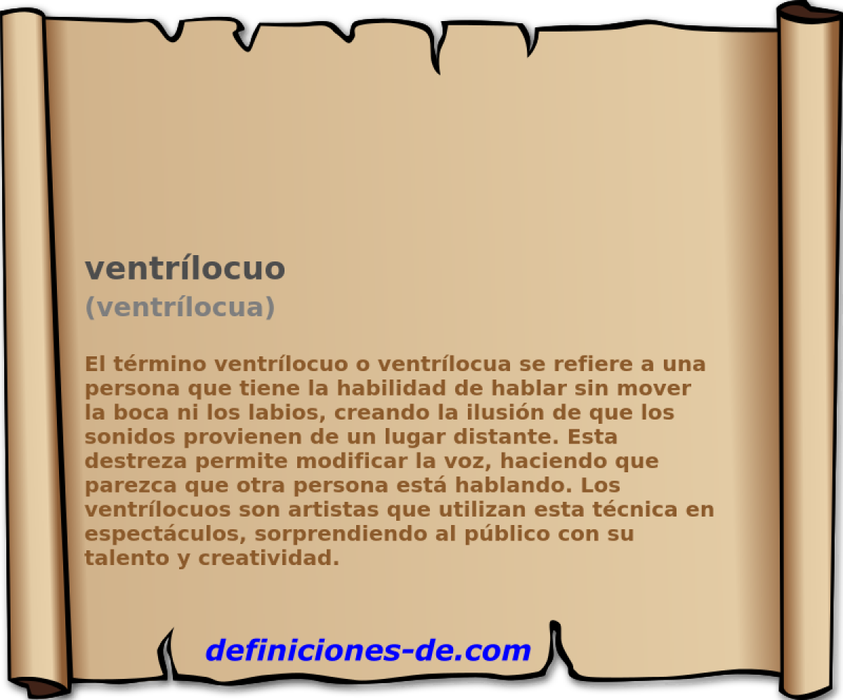 ventrlocuo (ventrlocua)