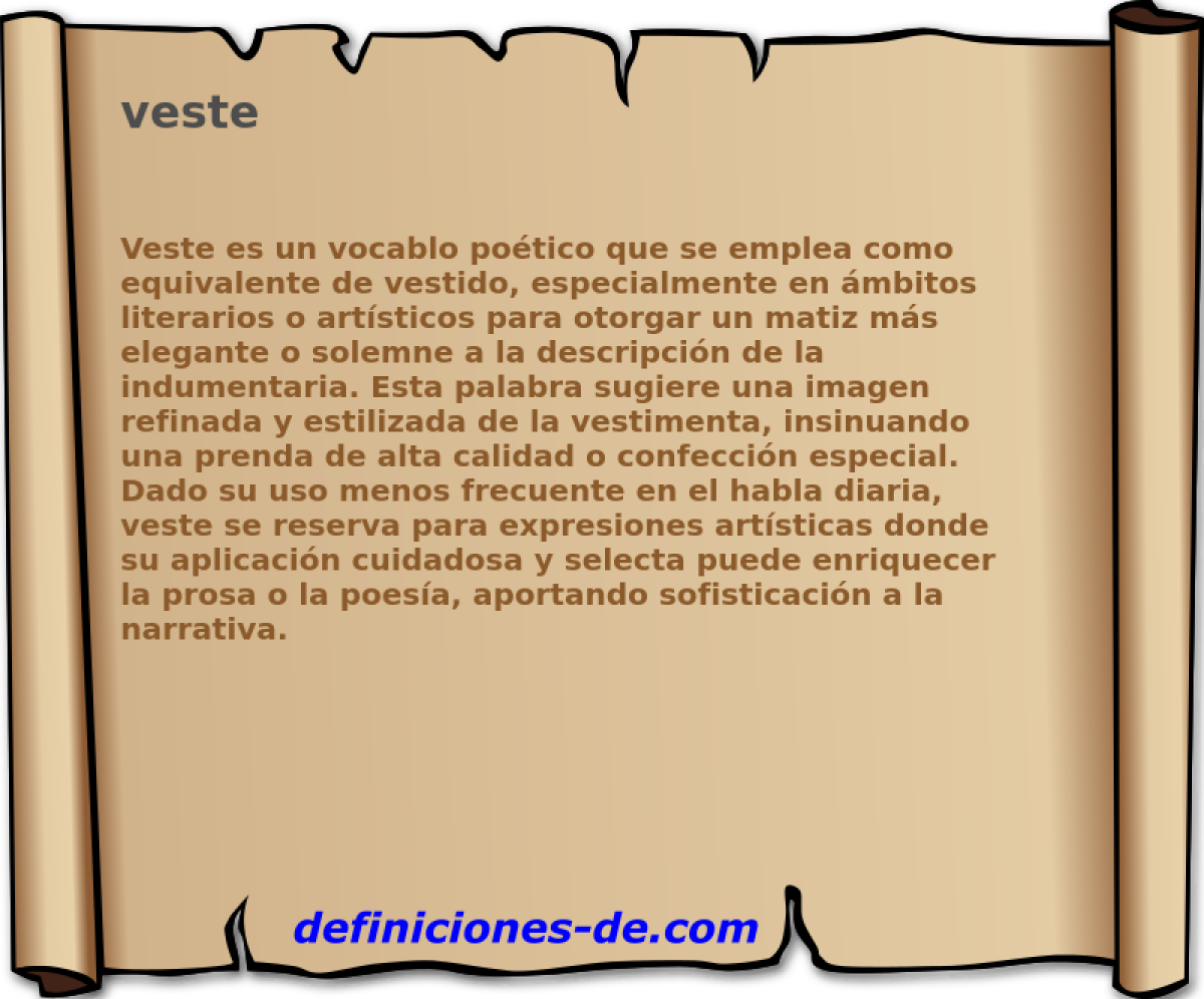 veste 