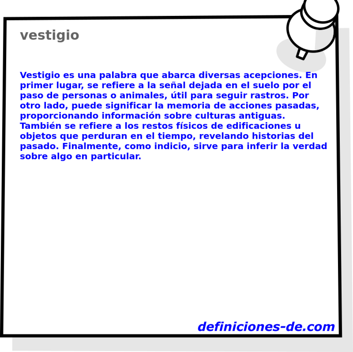 vestigio 