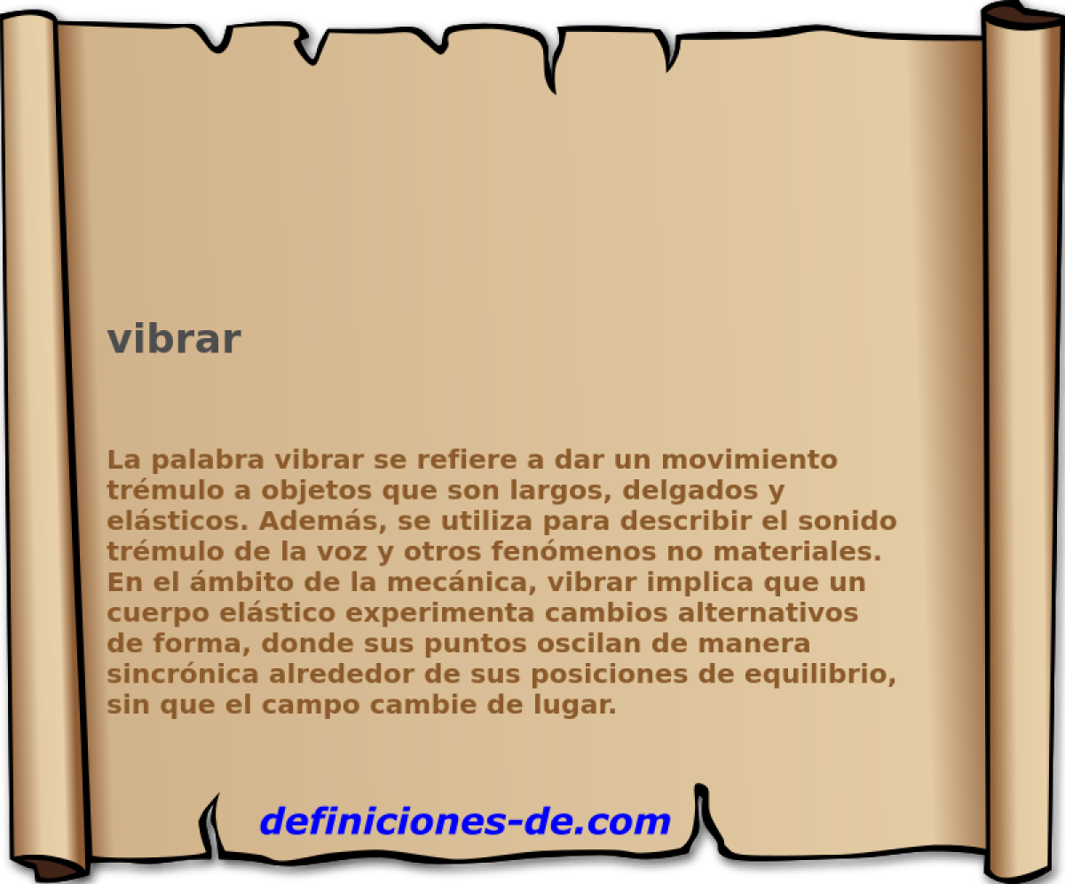 vibrar 