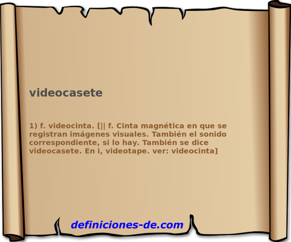 videocasete 