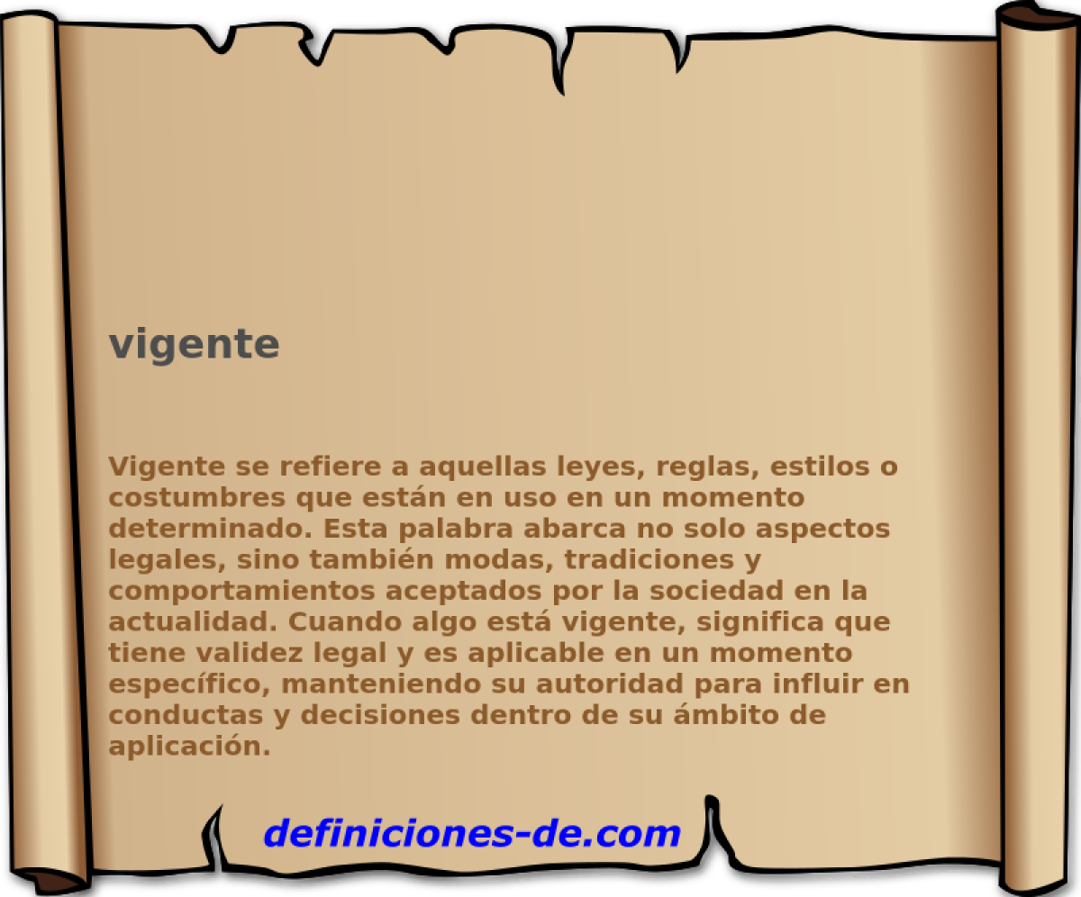 vigente 