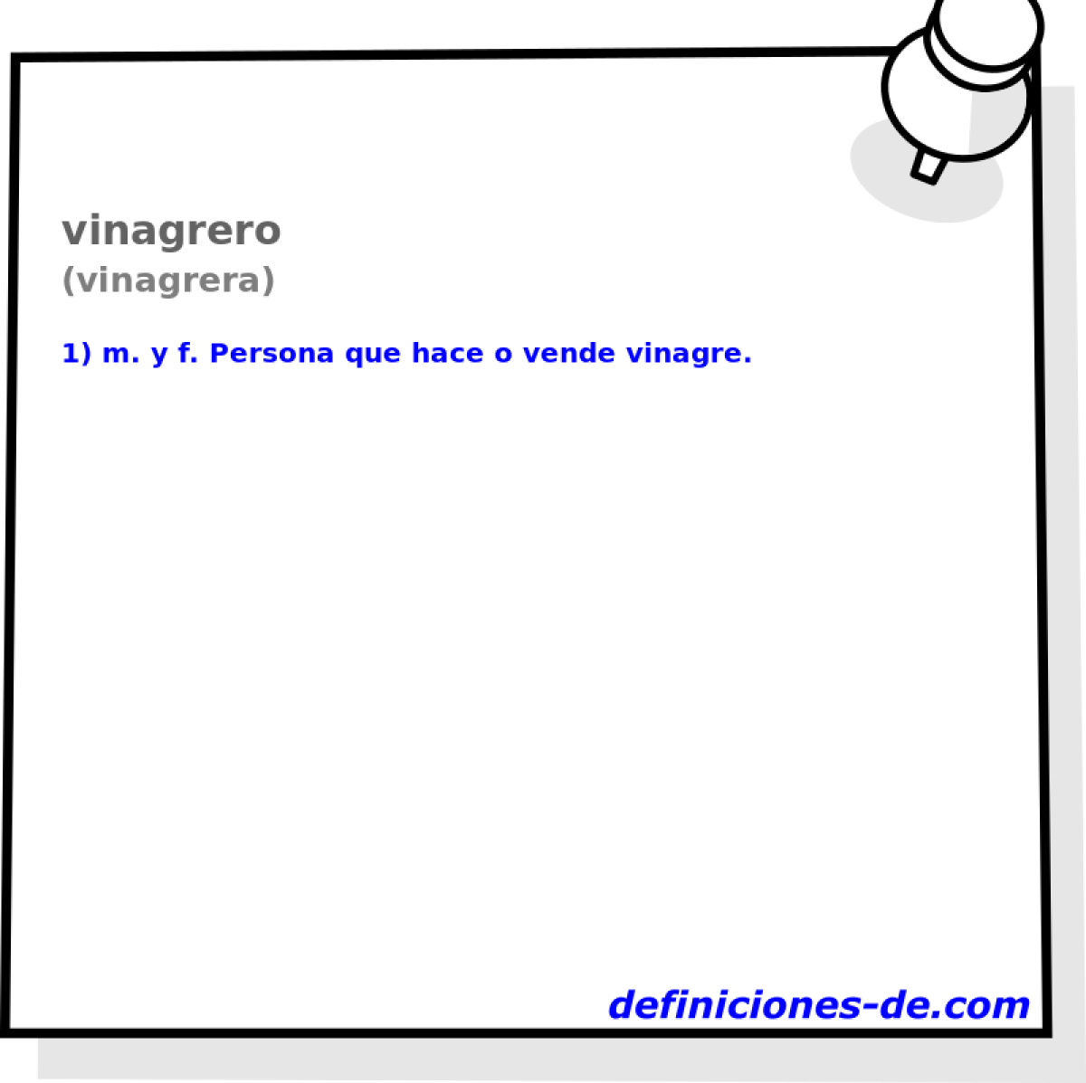 vinagrero (vinagrera)