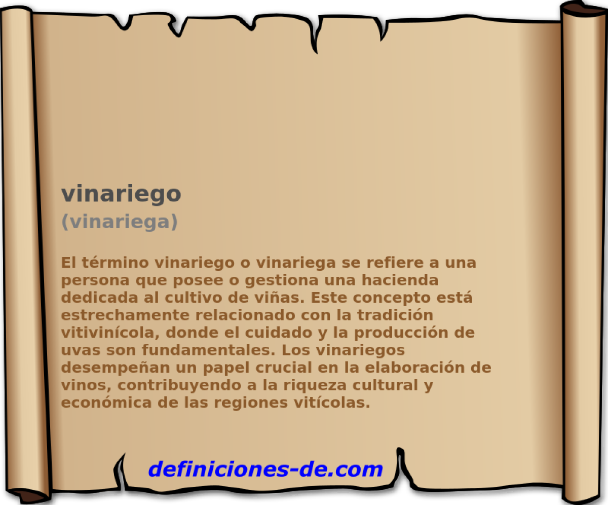 vinariego (vinariega)