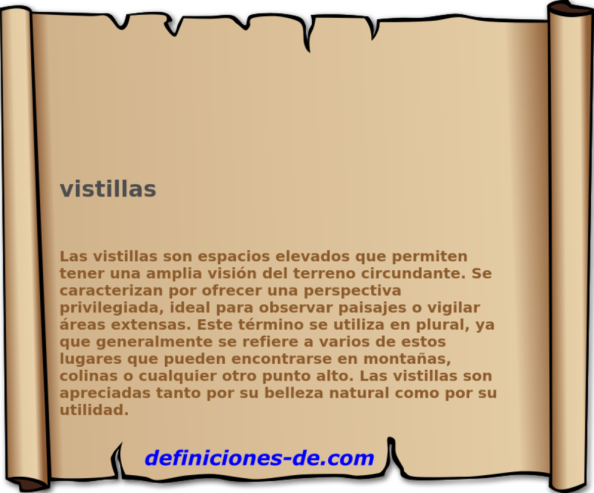 vistillas 