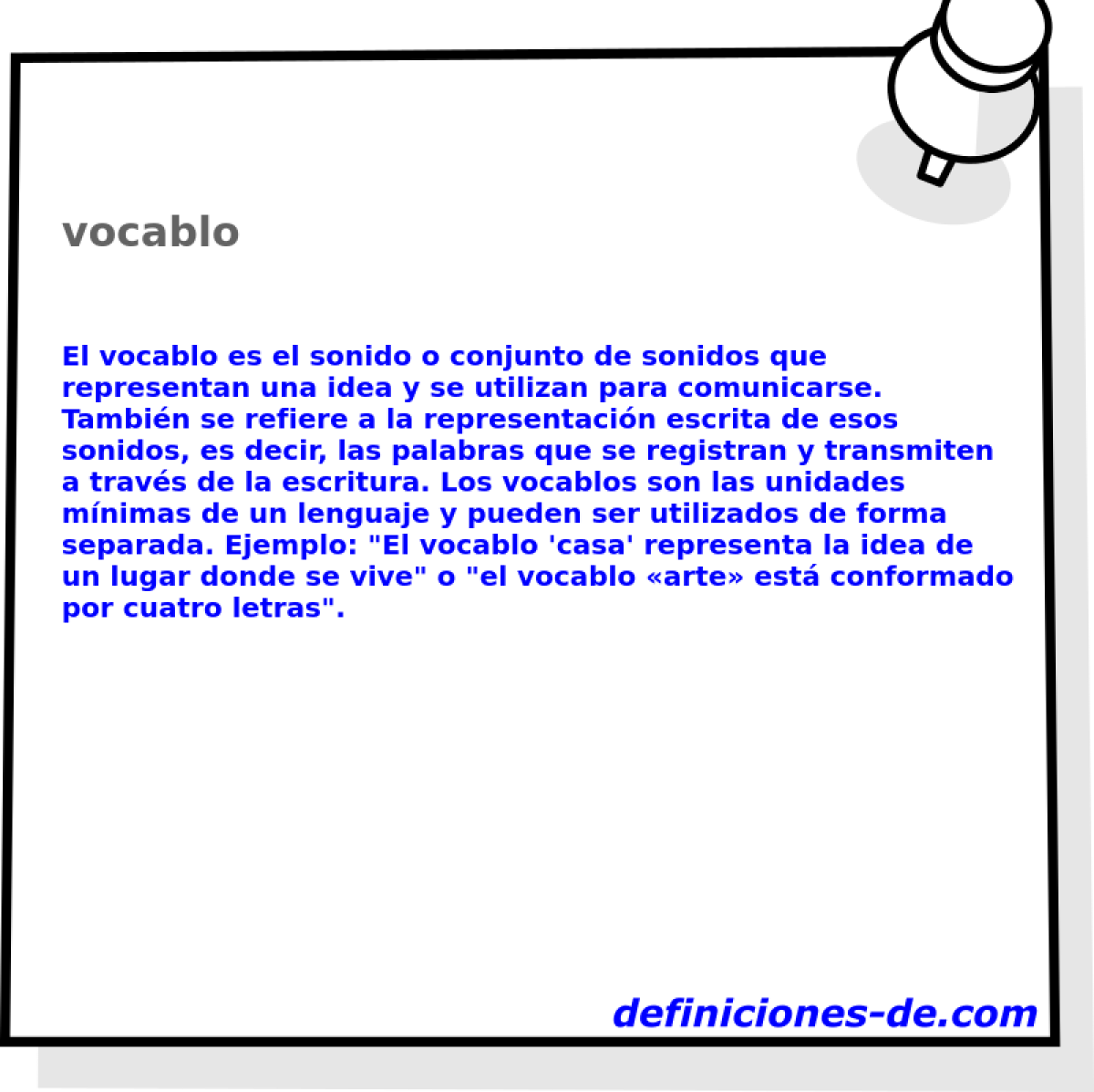 vocablo 