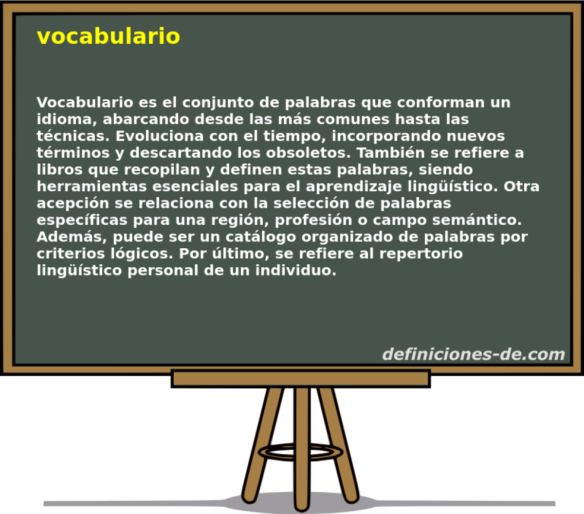 vocabulario 