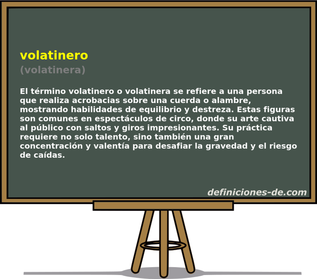 volatinero (volatinera)