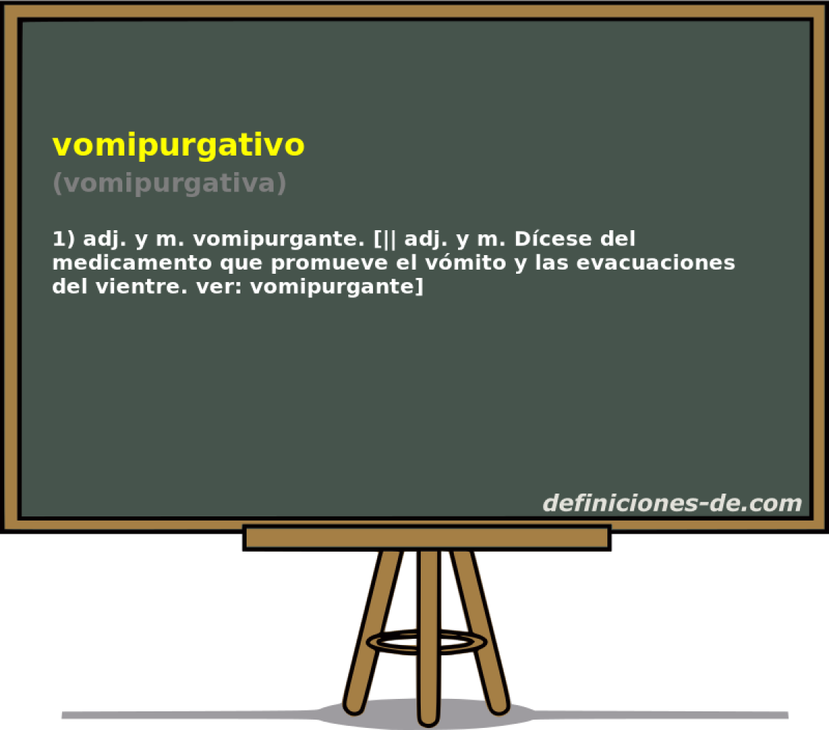 vomipurgativo (vomipurgativa)