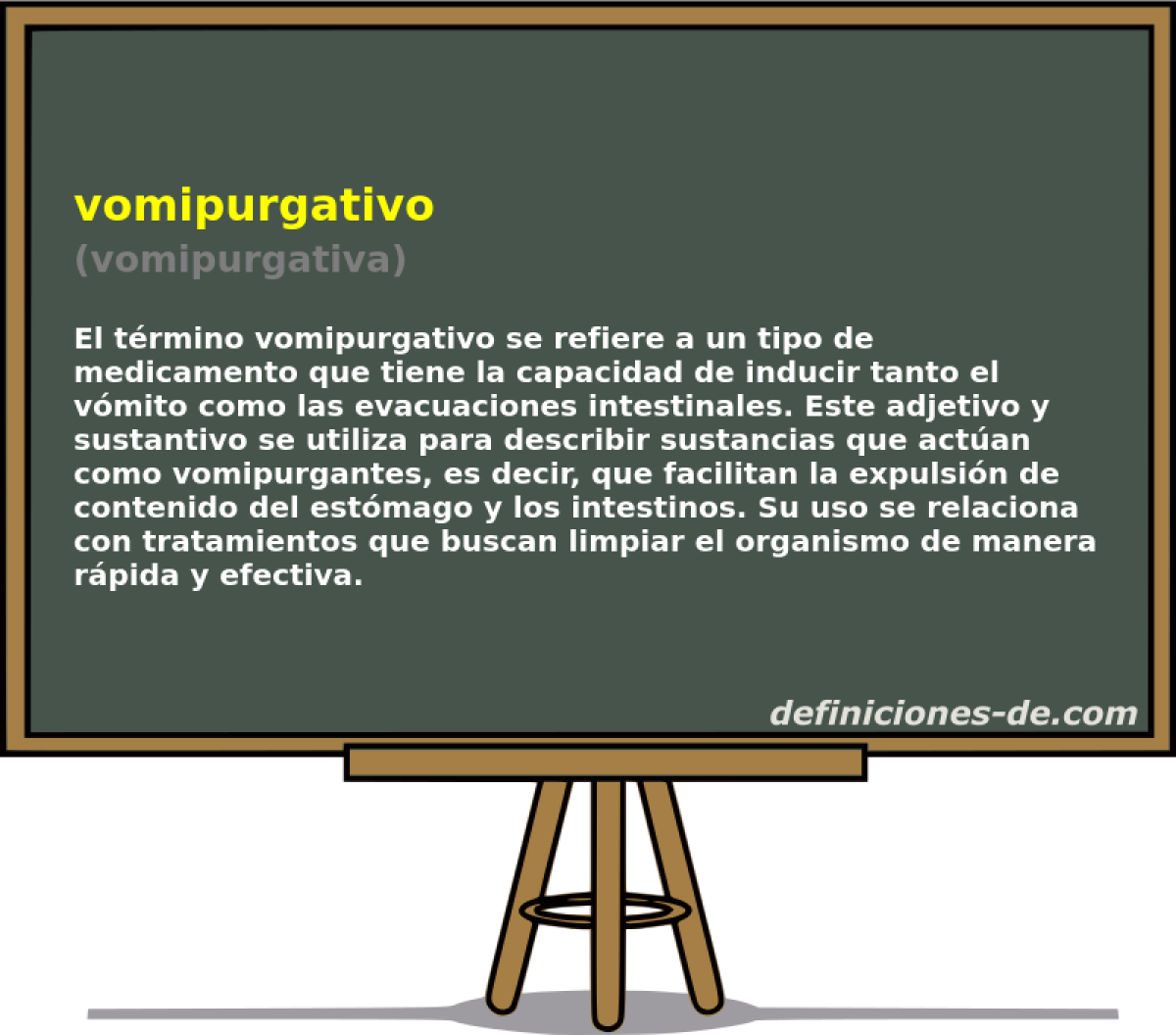 vomipurgativo (vomipurgativa)