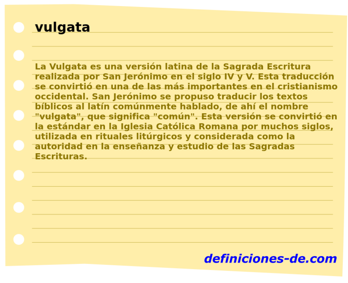 vulgata 