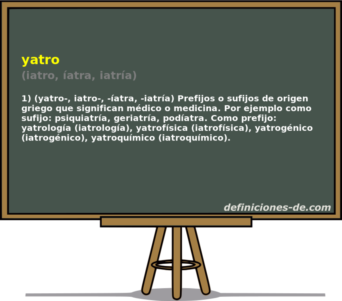 yatro (iatro, atra, iatra)