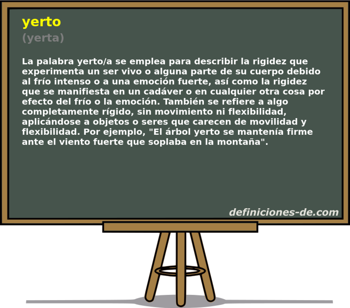 yerto (yerta)