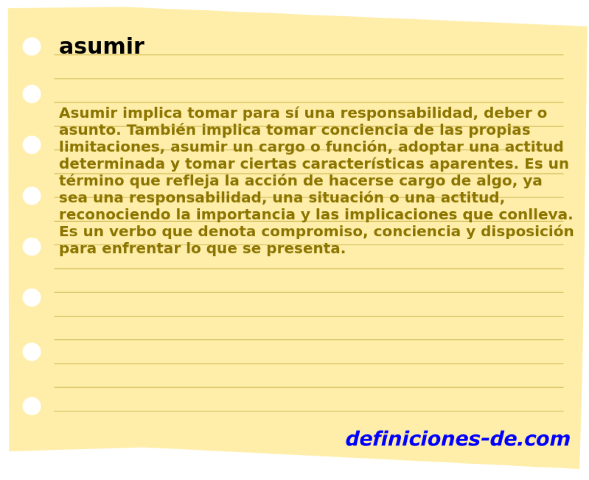 asumir 